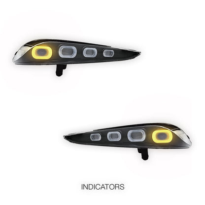 Toyota Supra A90 A91 (2019 - 2024) Clear Sequential LED Tail Lights LH + RH