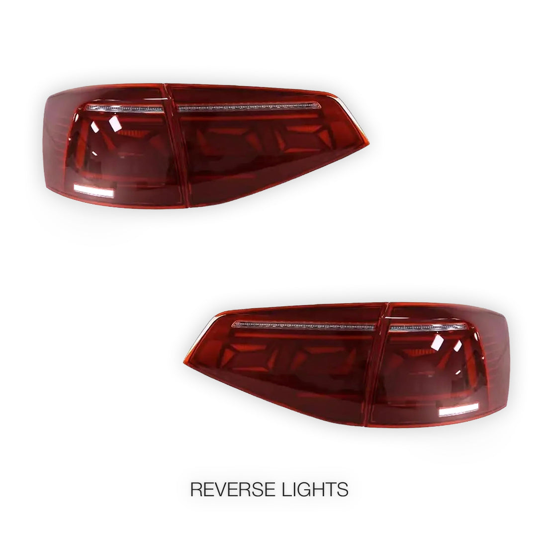 Volkswagen Jetta MK6 (2015 - 2018) Sequential Red Tail Lights LH + RH