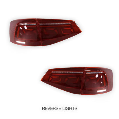 Volkswagen Jetta MK6 (2015 - 2018) Sequential Red Tail Lights LH + RH
