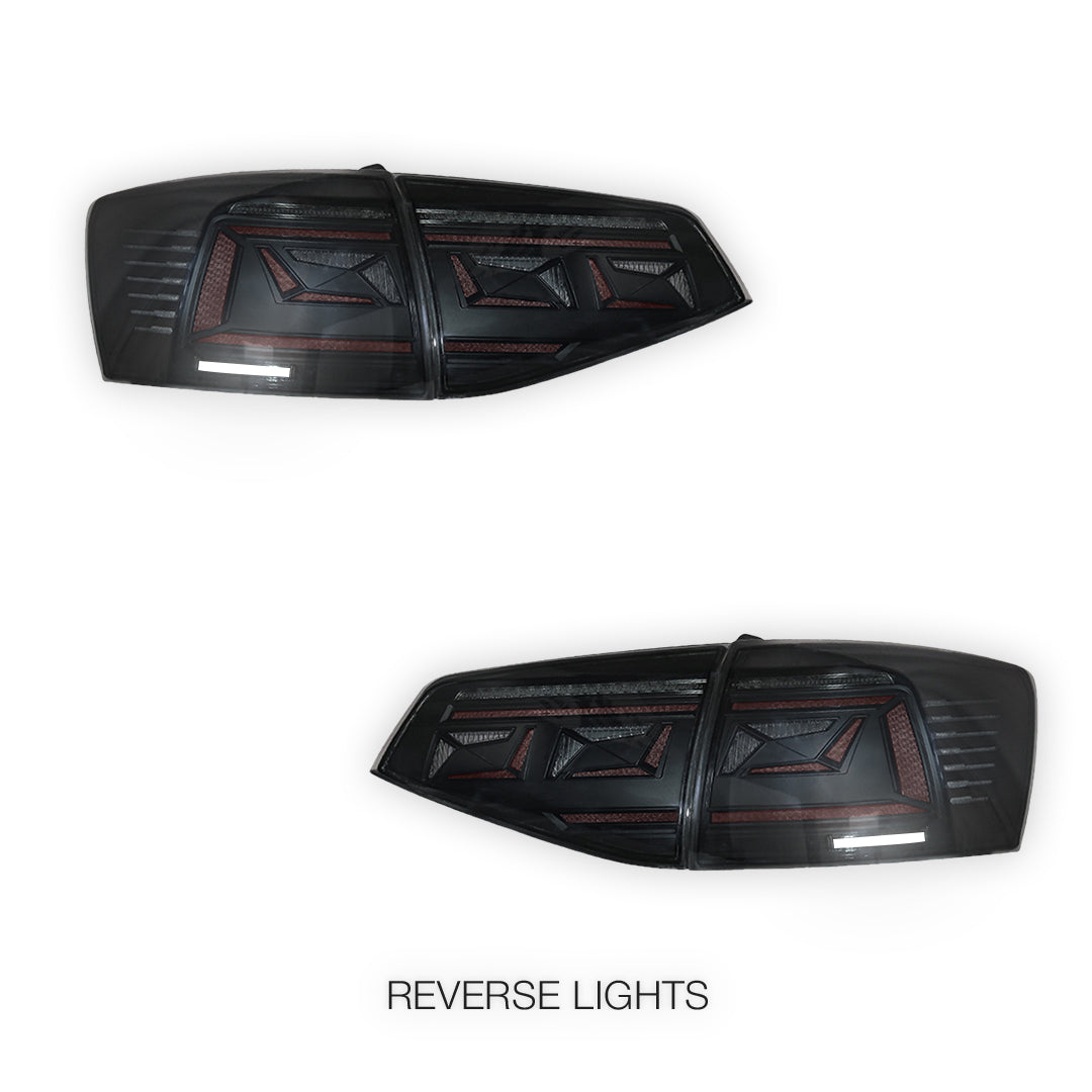 Volkswagen Jetta MK6 (2015 - 2018) Sequential Smoked Tail Lights LH + RH