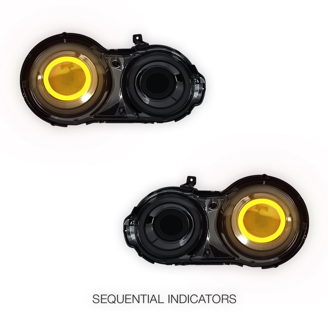 Nissan GT-R R35 (2009 - 2024) Smoked Sequential LED Tail Lights LH + RH