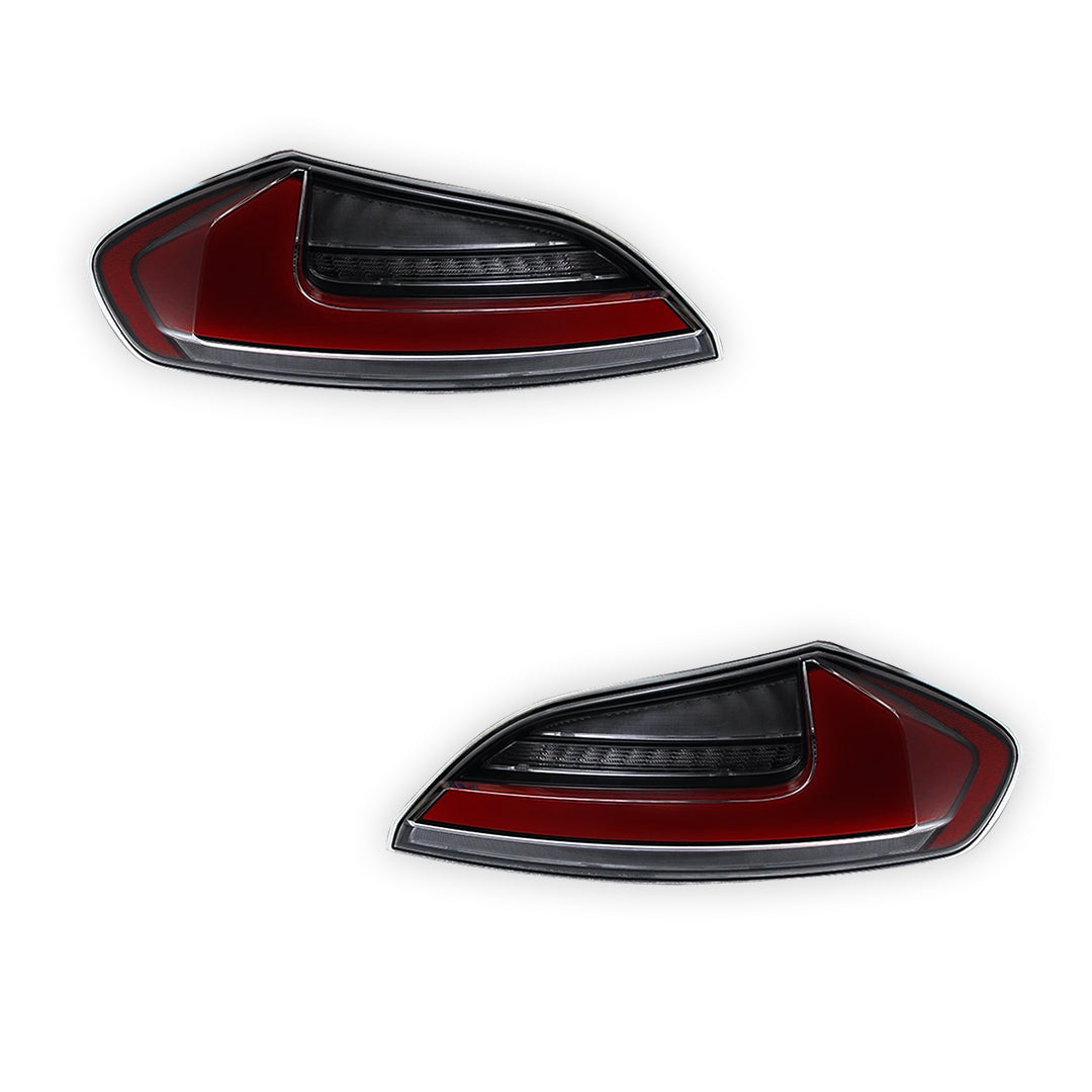 BMW Z4 E89 (2009 - 2016) Clear Red Nike Style Sequential LED Tail Lights LH + RH
