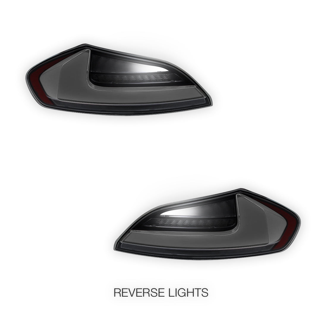 BMW Z4 E89 (2009 - 2016) Smoked White Nike Style Sequential LED Tail Lights LH + RH