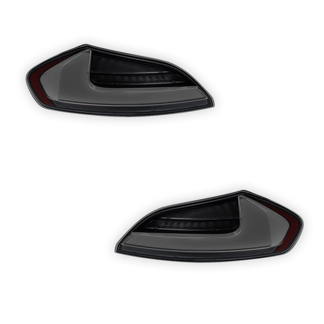 BMW Z4 E89 (2009 - 2016) Smoked White Nike Style Sequential LED Tail Lights LH + RH