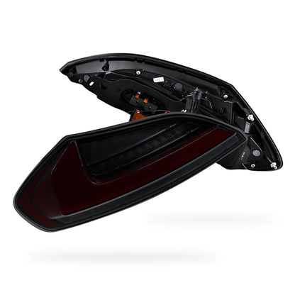 BMW Z4 E89 (2009 - 2016) Smoked Red Nike Style Sequential LED Tail Lights LH + RH