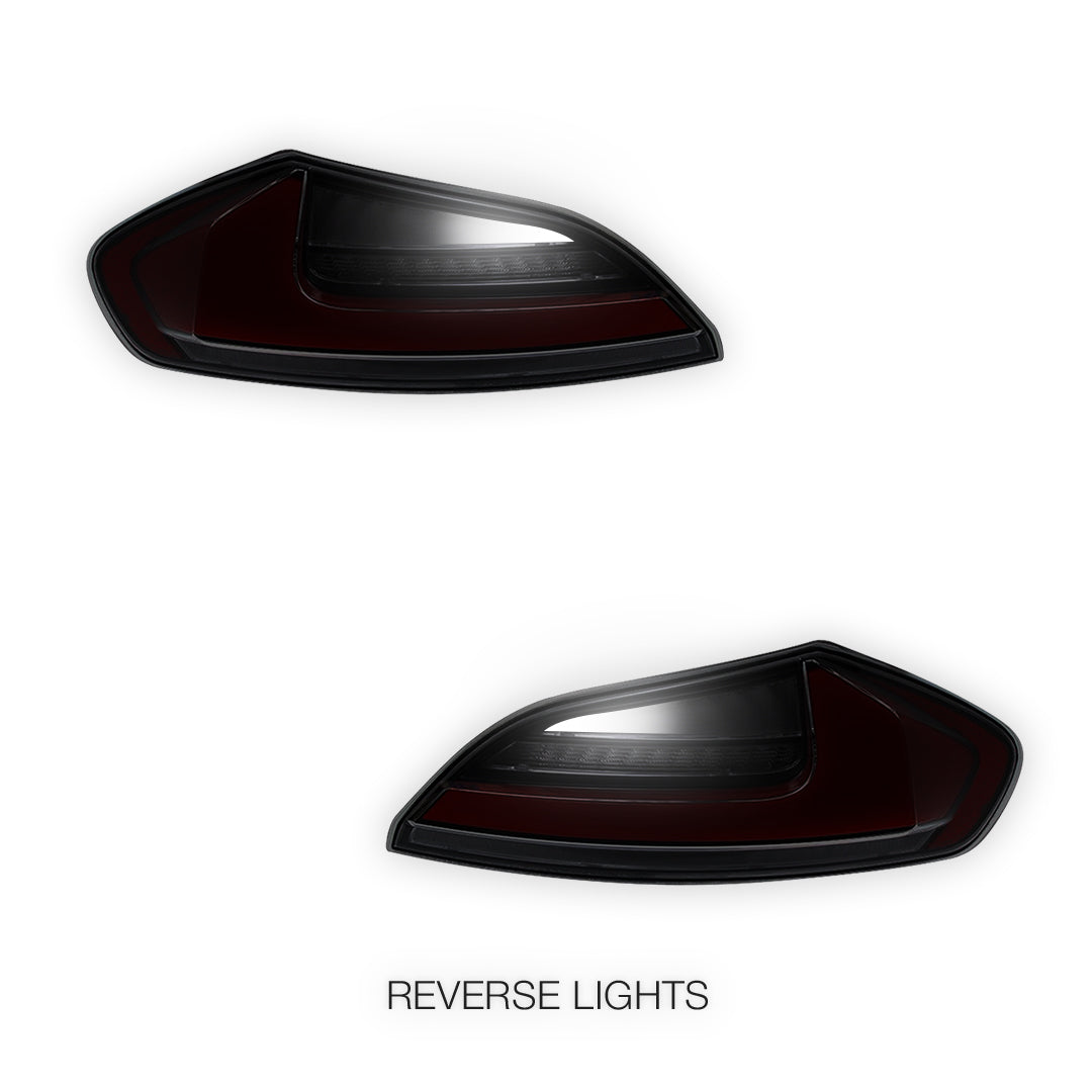 BMW Z4 E89 (2009 - 2016) Smoked Red Nike Style Sequential LED Tail Lights LH + RH