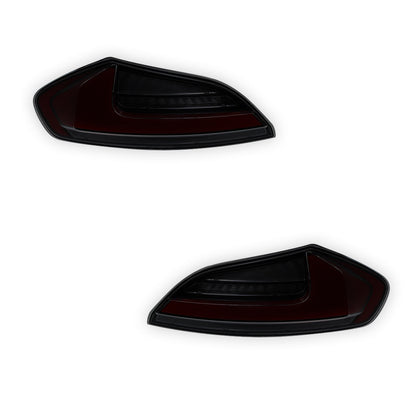 BMW Z4 E89 (2009 - 2016) Smoked Red Nike Style Sequential LED Tail Lights LH + RH