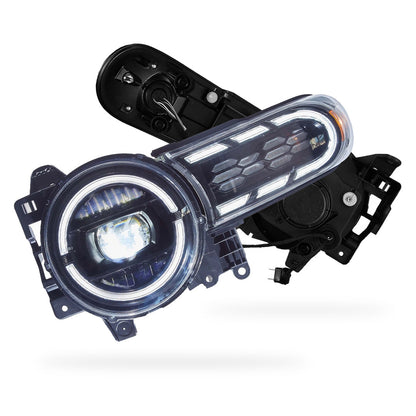 Toyota FJ Cruiser (2007 - 2020) Sequential Hexangonal Projector Headlights LH + RH