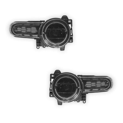 Toyota FJ Cruiser (2007 - 2020) Sequential Hexangonal Projector Headlights LH + RH
