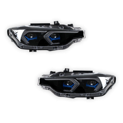 BMW 3 Series F30 (2013 - 2019) LED Projector Sequential Indicator Headlights LH + RH