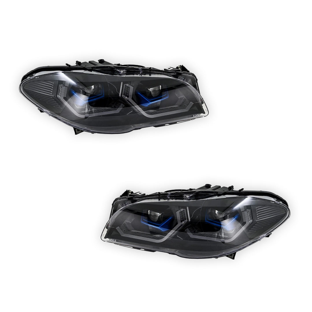 BMW 5 Series F10 (2010 - 2017) LED Projector Sequential Indicator Headlights LH + RH