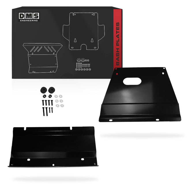 Toyota LandCruiser Prado 150 Series (2009 - 2021) Black Bash Plates