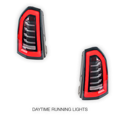 Chrysler 300C (2011 - 2014) Smoked U-Style 3D LED Tail Lights LH + RH