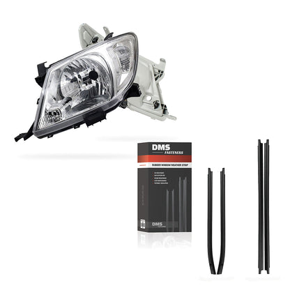 Hilux N70 Clear Headlights + Weather Strips Bundle (10% OFF)
