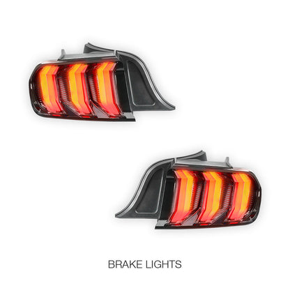 Ford Mustang FM / FN (2015 - 2021) Sequential Clear Full LED Tail Lights LH + RH
