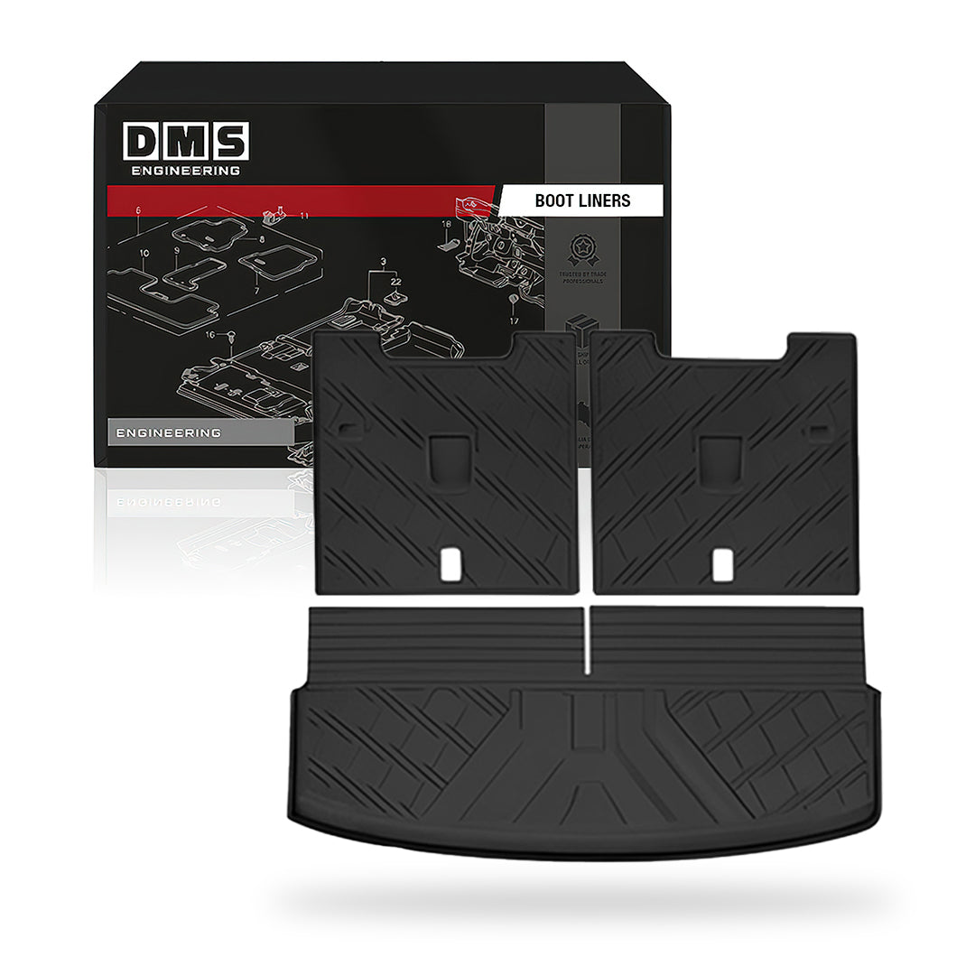 Ford Everest UB 7-Seater (2022 - 2025) 3 Pcs. Boot Cargo Mat Liners