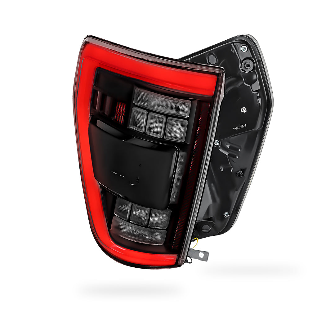 Ford F-150 (2021 - 2023) Black Sequential LED Tail Lights LH + RH