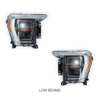 Ford F-150 (2021 - 2023) LED Projector Sequential Indicator Headlights LH + RH