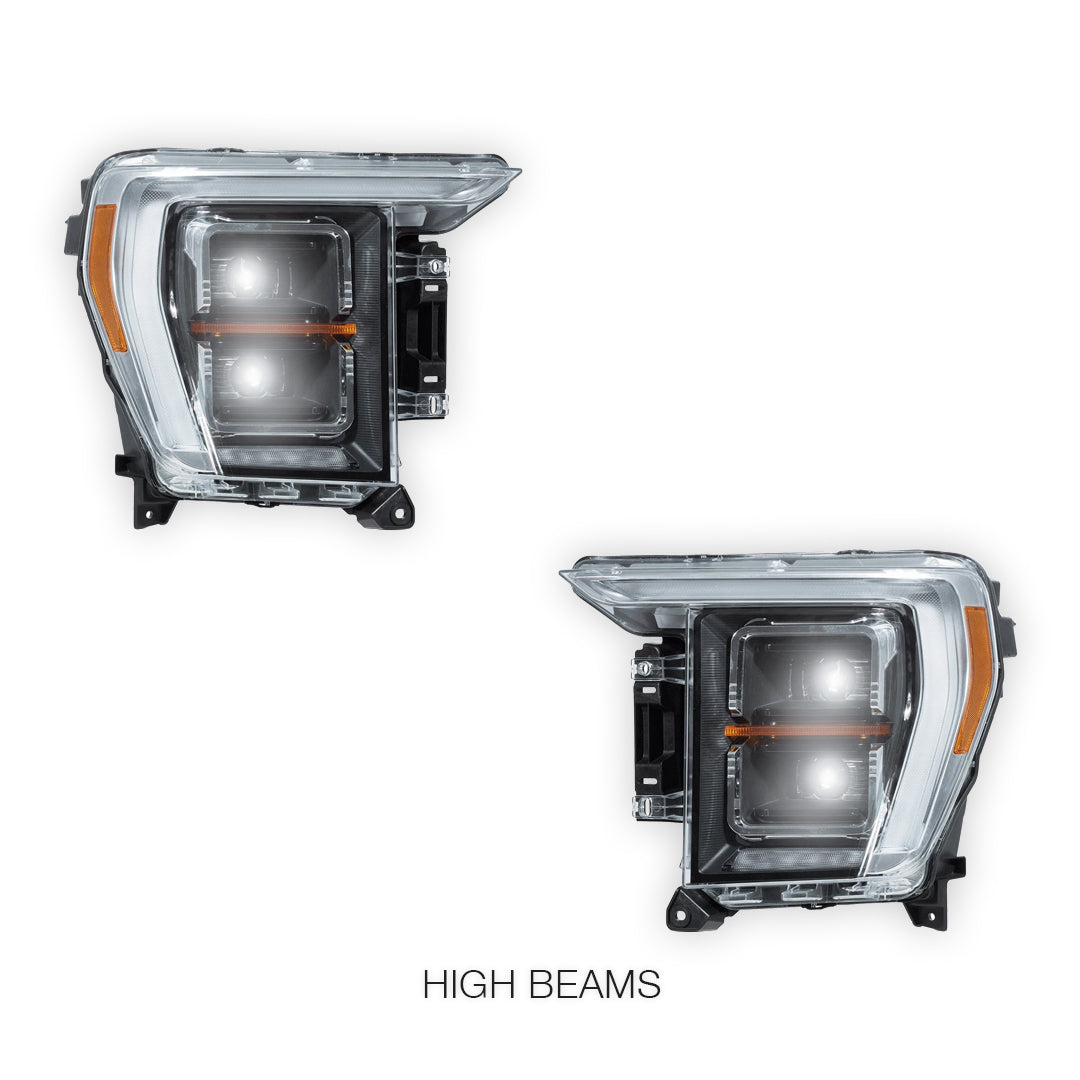 Ford F-150 (2021 - 2023) LED Projector Sequential Indicator Headlights LH + RH