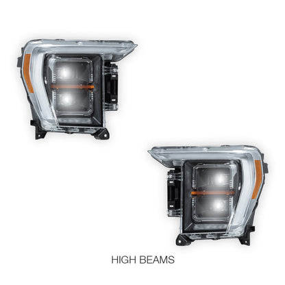 Ford F-150 (2021 - 2023) LED Projector Sequential Indicator Headlights LH + RH