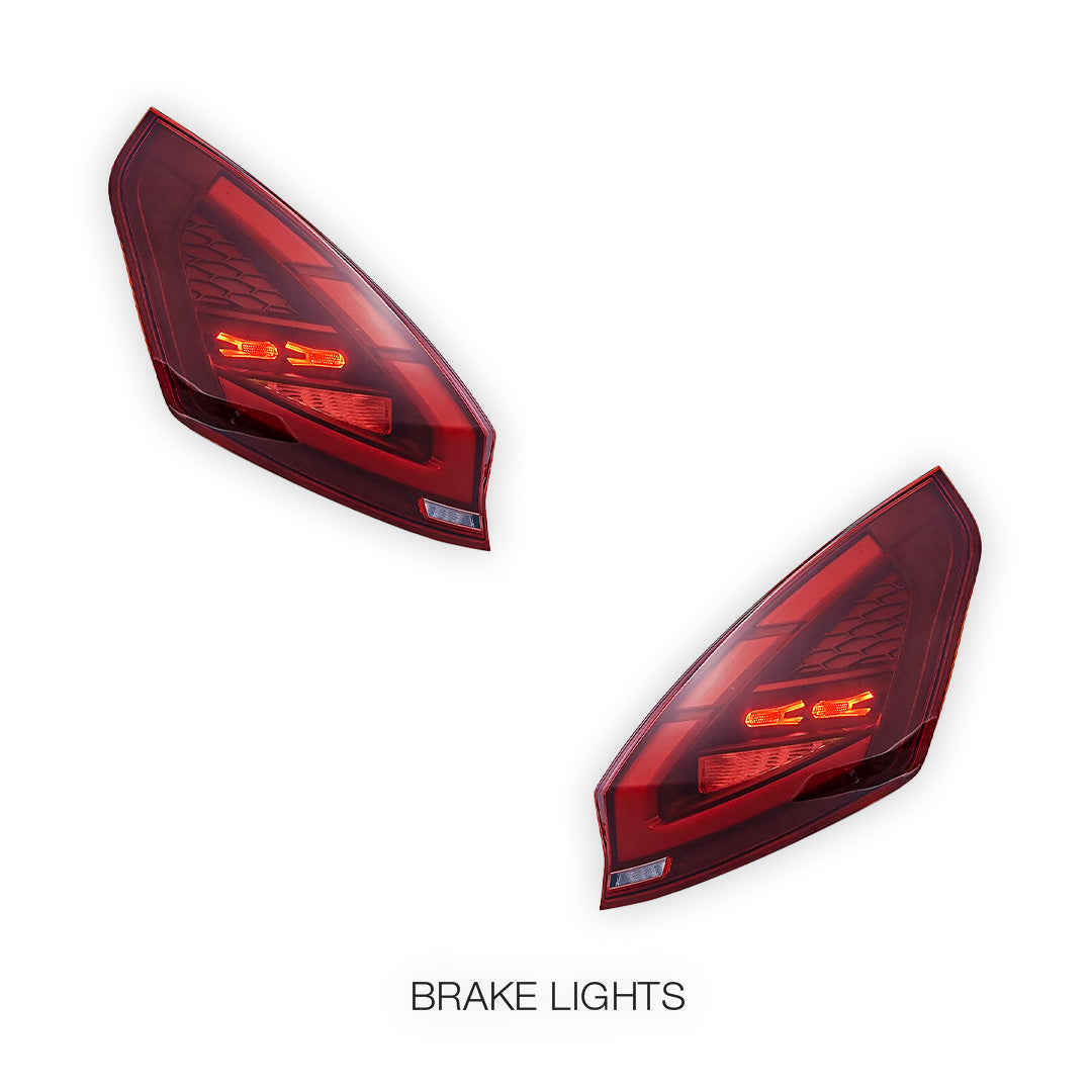 Ford Fiesta WS / WT / WZ (2008 - 2019) Sequential RGB Full LED Tail Lights LH + RH