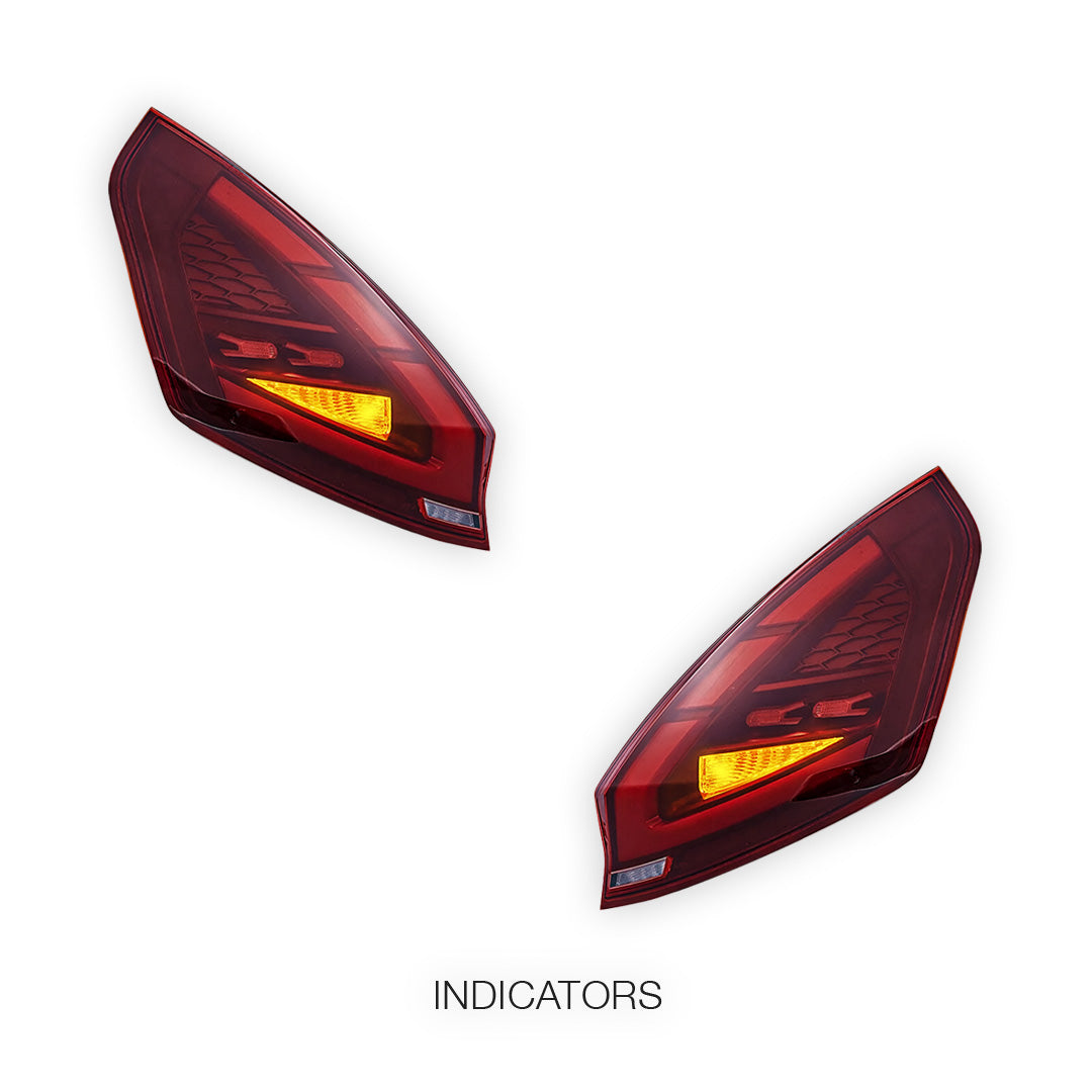 Ford Fiesta WS / WT / WZ (2008 - 2019) Sequential RGB Full LED Tail Lights LH + RH