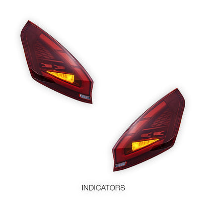Ford Fiesta WS / WT / WZ (2008 - 2019) Sequential RGB Full LED Tail Lights LH + RH