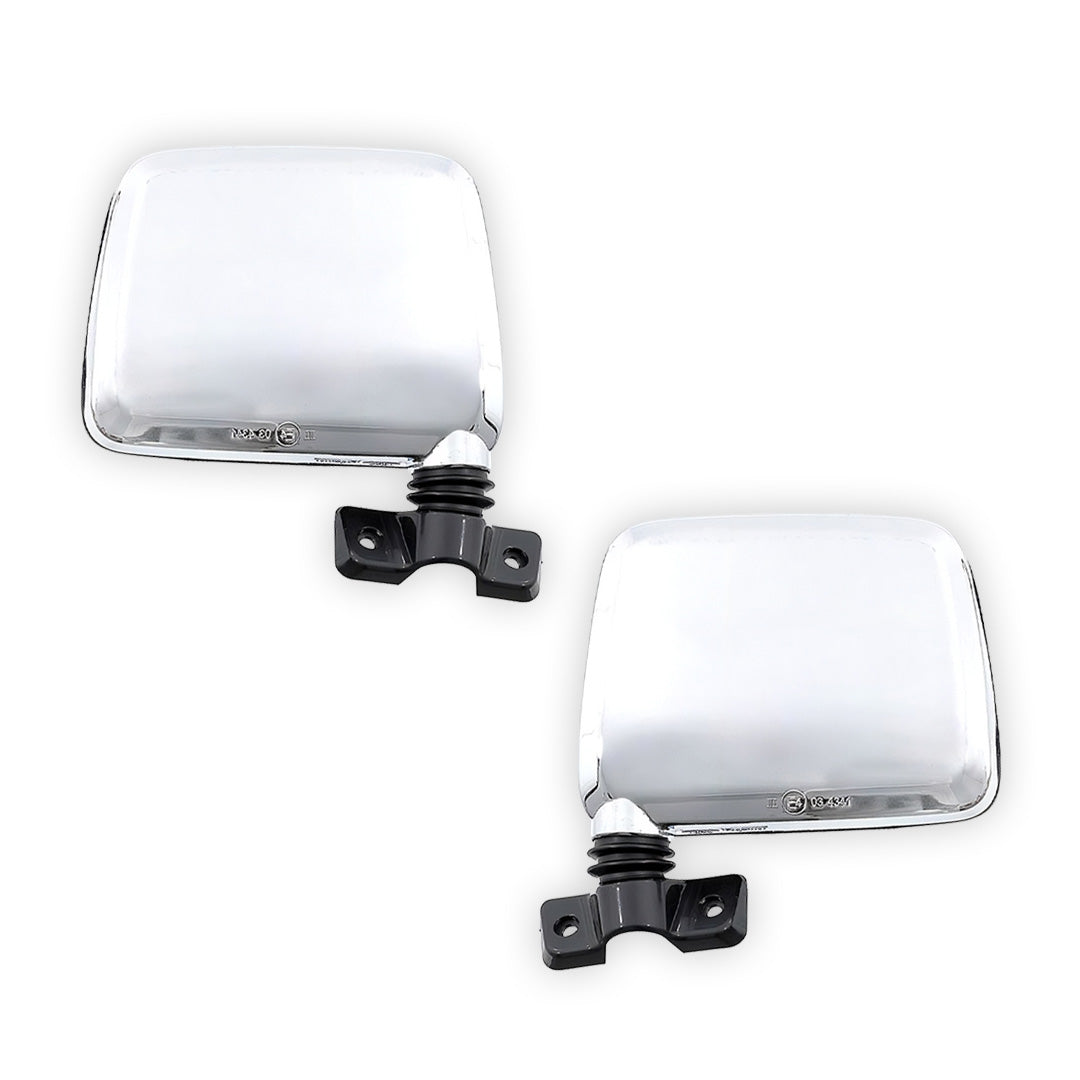 Ford Maverick (1988 - 1993) Chrome Black Door Mirrors LH + RH