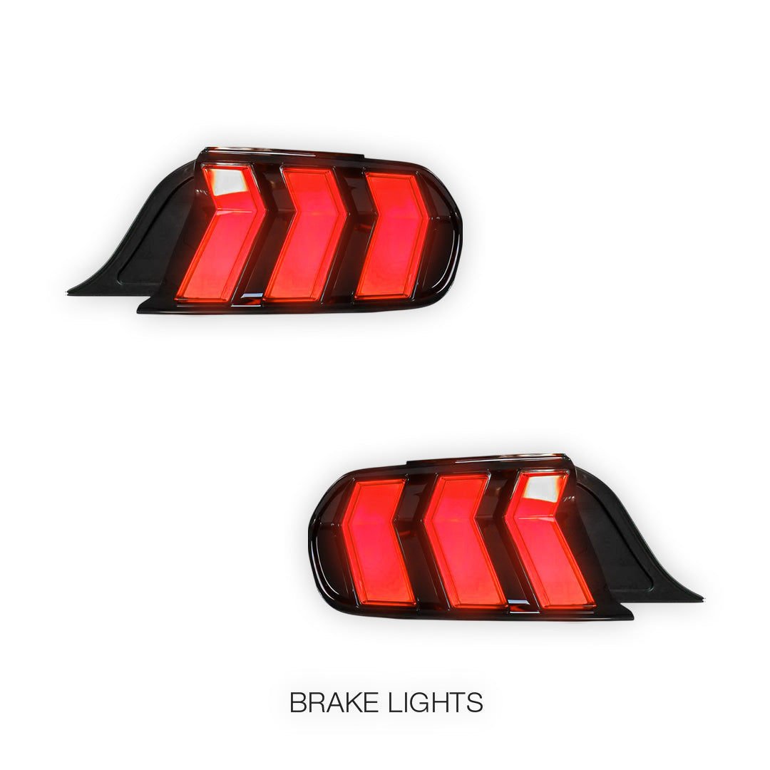 Ford Mustang FM / FN (2015 - 2023) Sequential RGB Full LED Tail Lights LH + RH