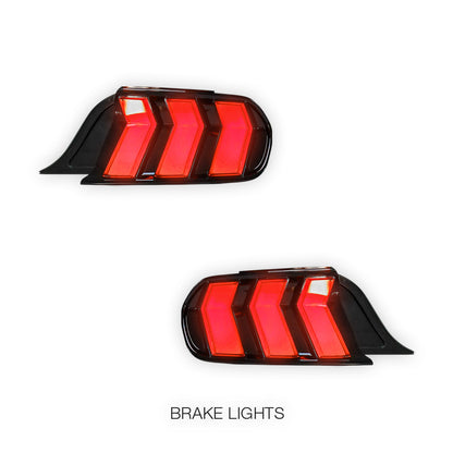 Ford Mustang FM / FN (2015 - 2023) Sequential RGB Full LED Tail Lights LH + RH