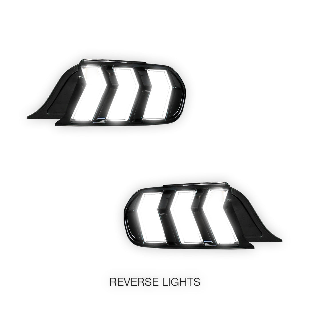 Ford Mustang FM / FN (2015 - 2023) Sequential RGB Full LED Tail Lights LH + RH