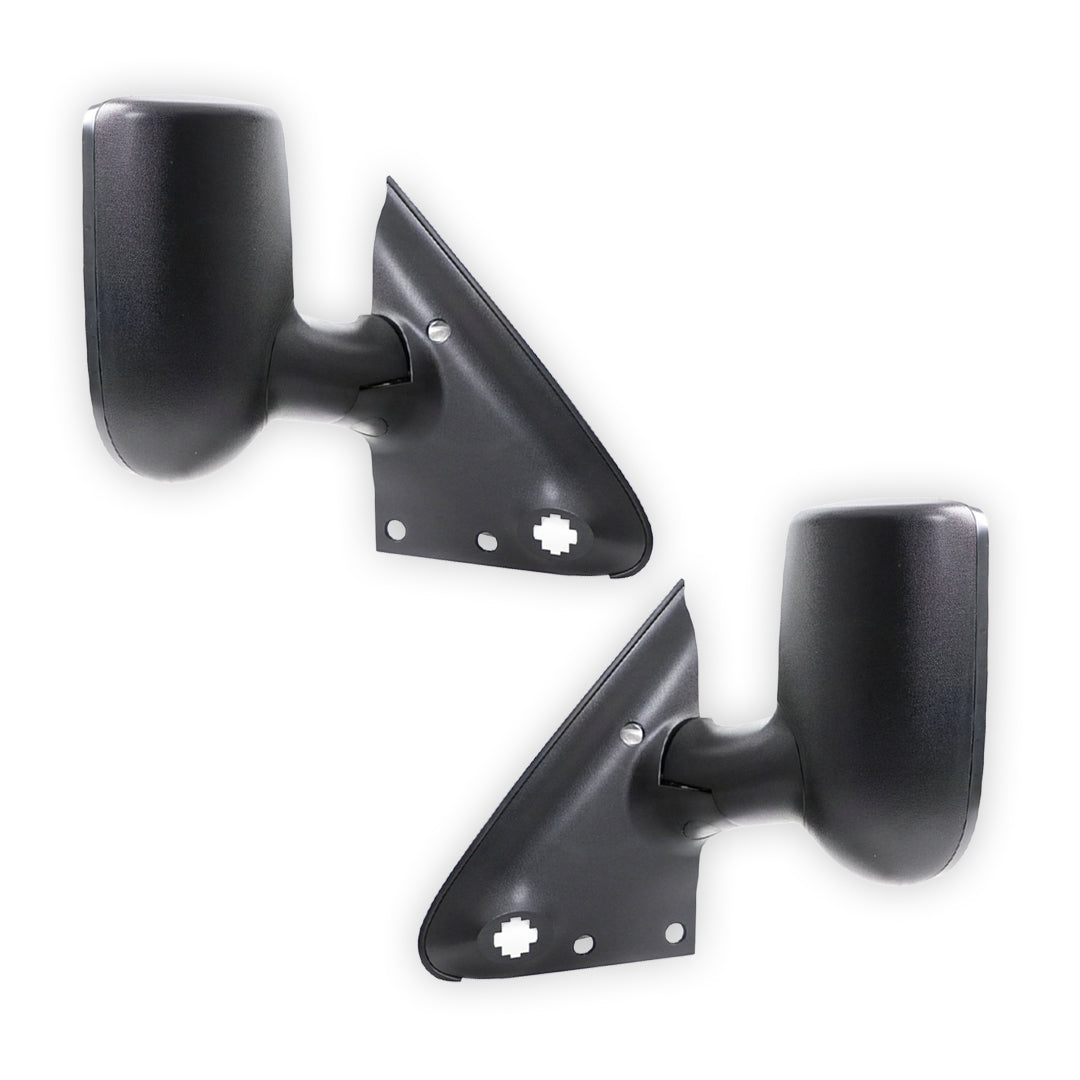 Ford Transit VH / VJ (2000 - 2006) Manual Van Black Short Arm Door Mirrors LH + RH