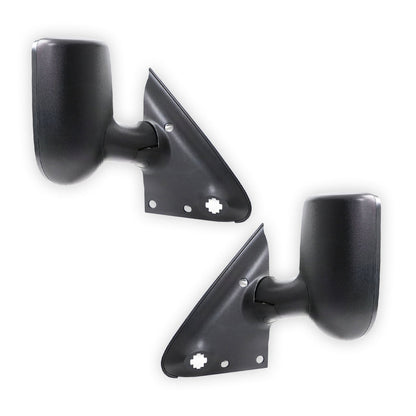 Ford Transit VH / VJ (2000 - 2006) Manual Van Black Short Arm Door Mirrors LH + RH