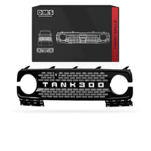 GWM Tank 300 P01 (2023 - 2025) Front Grille + LED Lights & Emblem