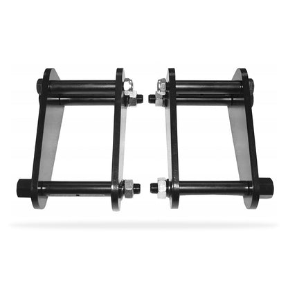 Greasable Extended Front + Rear Shackles for Toyota LandCruiser 75 Series