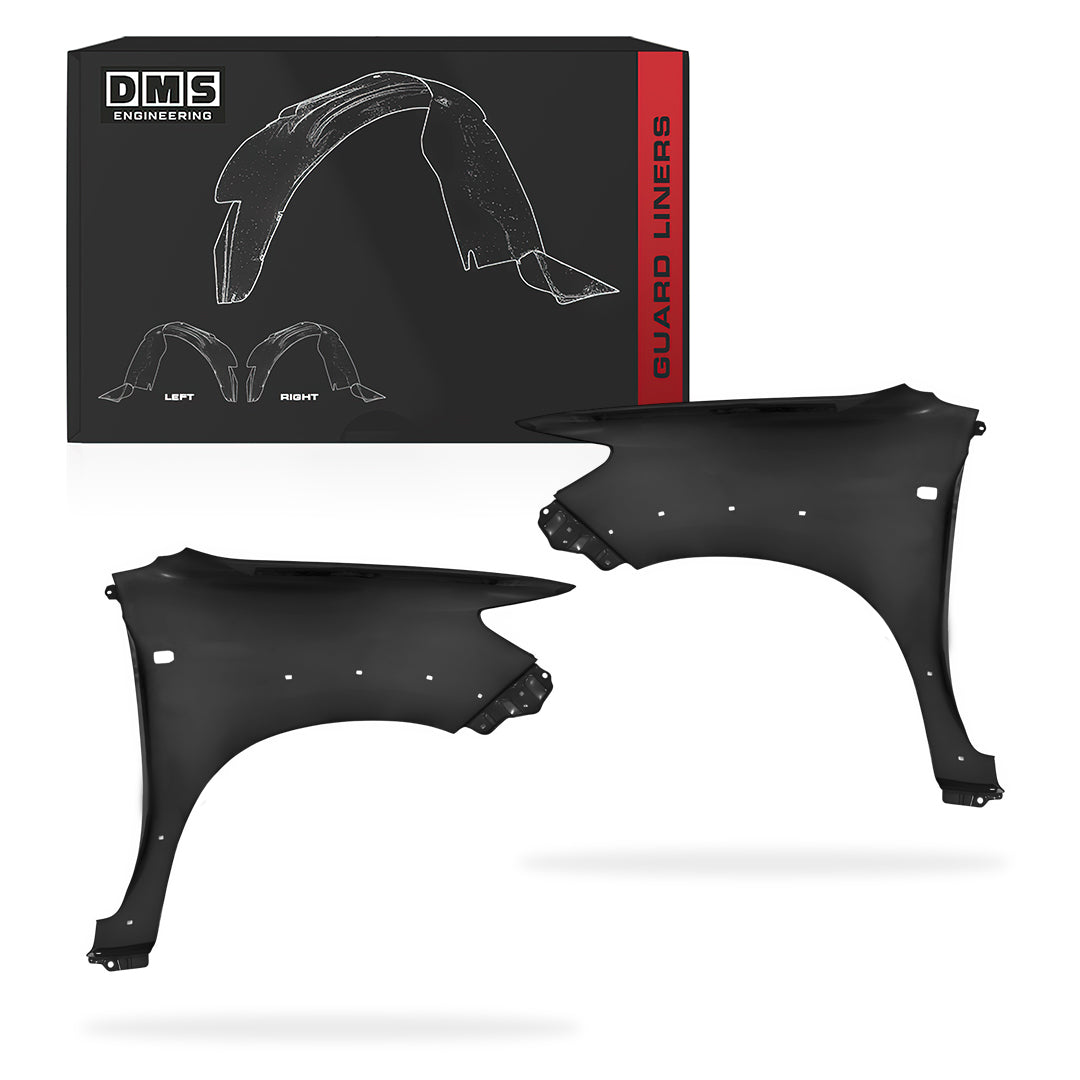 Toyota HiLux N70 (2011 - 2015) Guards with Flare Holes & Flasher Holes LH + RH