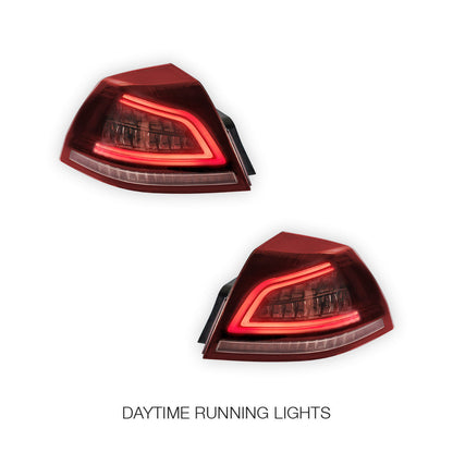 Holden Commodore VE Series 1 & 2 (2006 - 2013) Sequential Red Clear LED Tail Lights LH + RH
