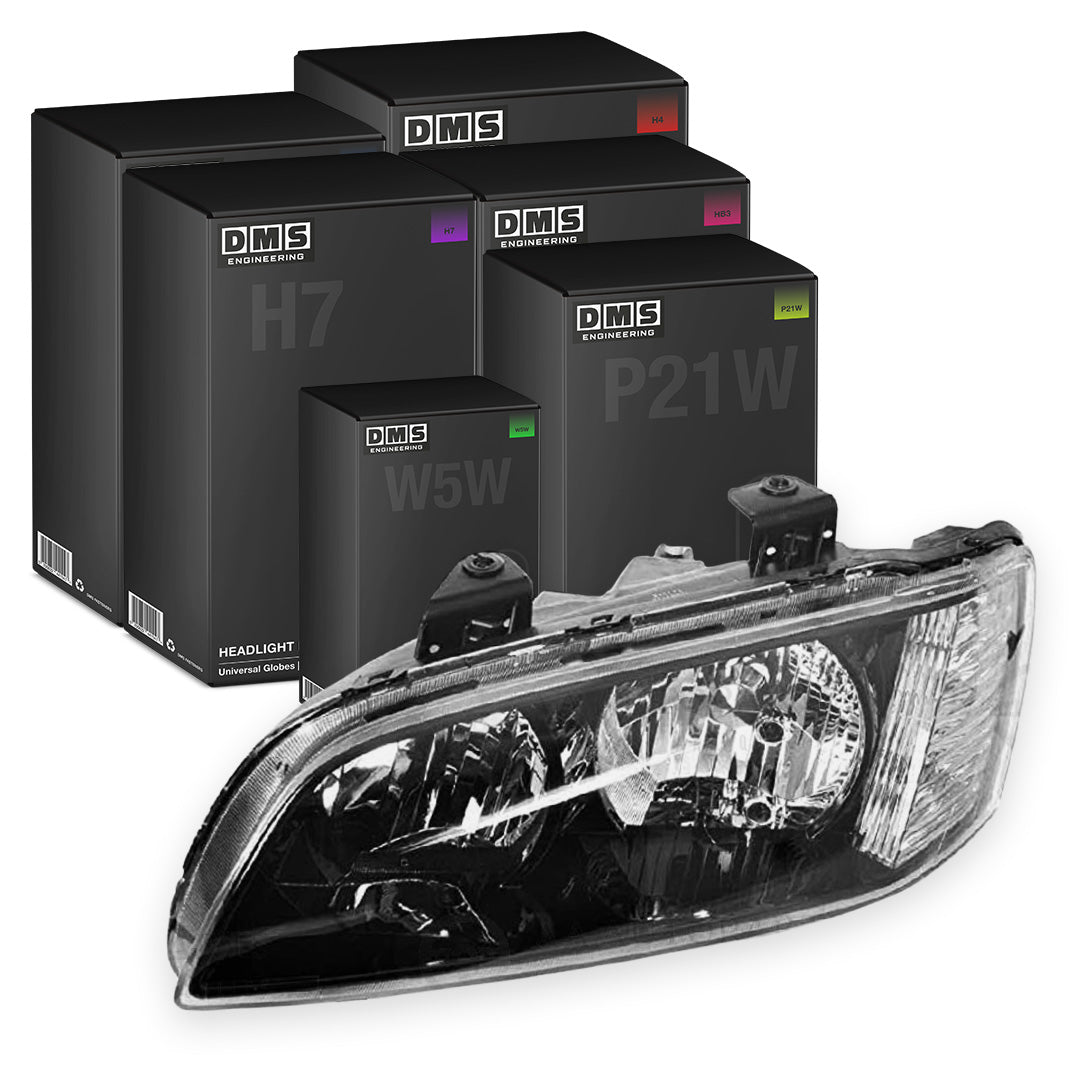 Holden Commodore VE Series 1 (2006 - 2010) Black OEM Style Headlights LH + RH