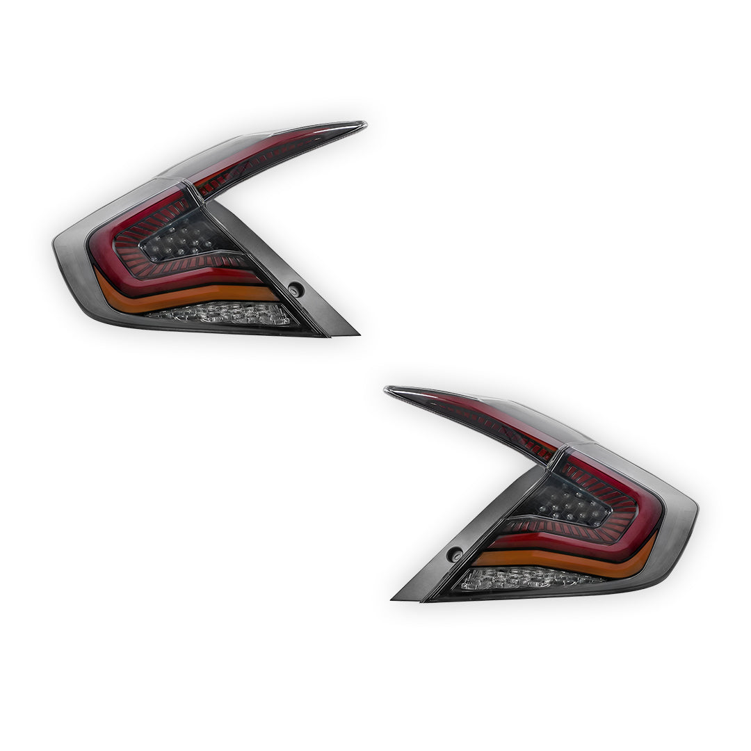 Honda Civic FC Sedan (2016 - 2018) Clear Sequential LED Tail Lights LH + RH