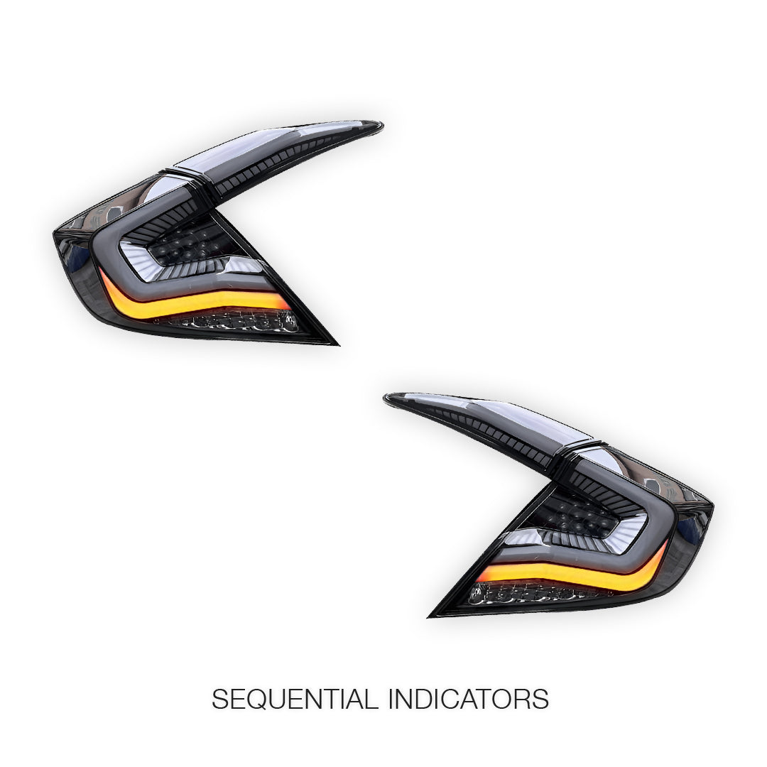 Honda Civic FC Sedan (2016 - 2018) RGB Sequential LED Tail Lights LH + RH
