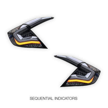 Honda Civic FC Sedan (2016 - 2018) RGB Sequential LED Tail Lights LH + RH