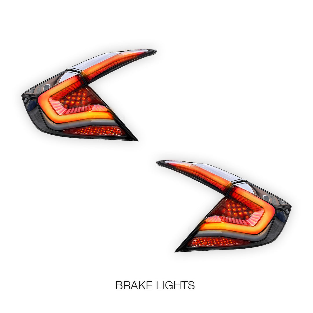 Honda Civic FC Sedan (2016 - 2018) RGB Sequential LED Tail Lights LH + RH