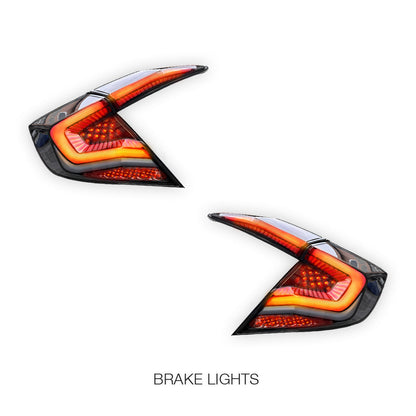 Honda Civic FC Sedan (2016 - 2018) RGB Sequential LED Tail Lights LH + RH