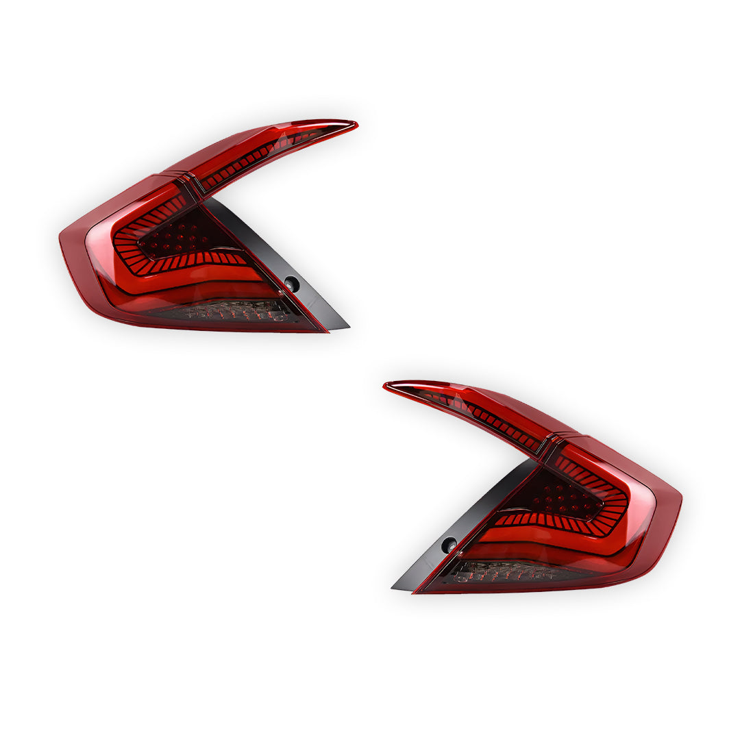 Honda Civic FC Sedan (2016 - 2018) Red Sequential LED Tail Lights LH + RH