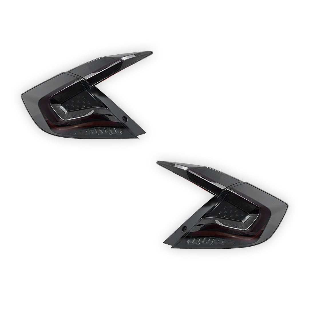Honda Civic FC Sedan (2016 - 2018) Sequential Smoked LED Tail Lights LH + RH