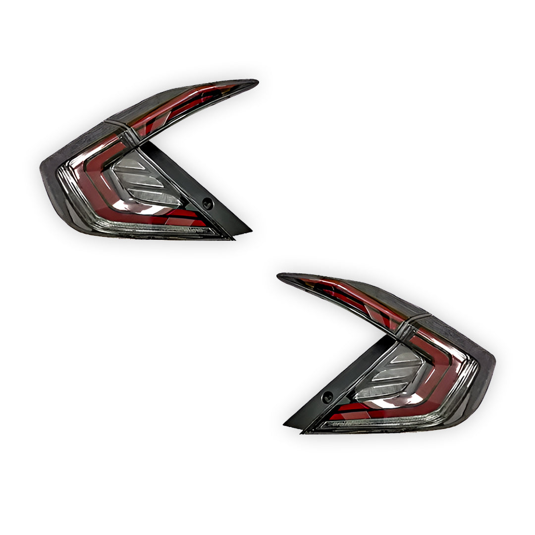 Honda Civic FK4 / FK7 / FK8 (2016 - 2018) Clear Sequential LED Tail Lights LH + RH