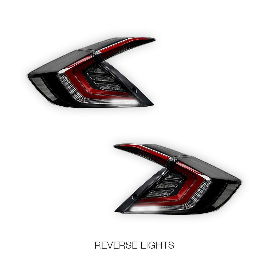 Honda Civic FK4 / FK7 / FK8 (2016 - 2018) RGB Sequential LED Tail Lights LH + RH