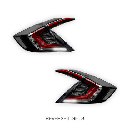 Honda Civic FK4 / FK7 / FK8 (2016 - 2018) RGB Sequential LED Tail Lights LH + RH