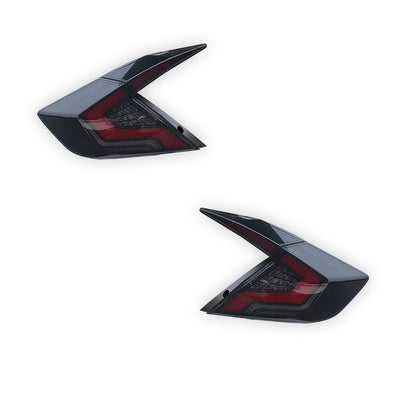 Honda Civic FK4 / FK7 / FK8 (2016 - 2018) Smoked Sequential LED Tail Lights LH + RH