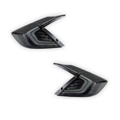 Honda Civic FK4 / FK7 / FK8 (2016 - 2019) Clear Sequential LED Tail Lights LH + RH